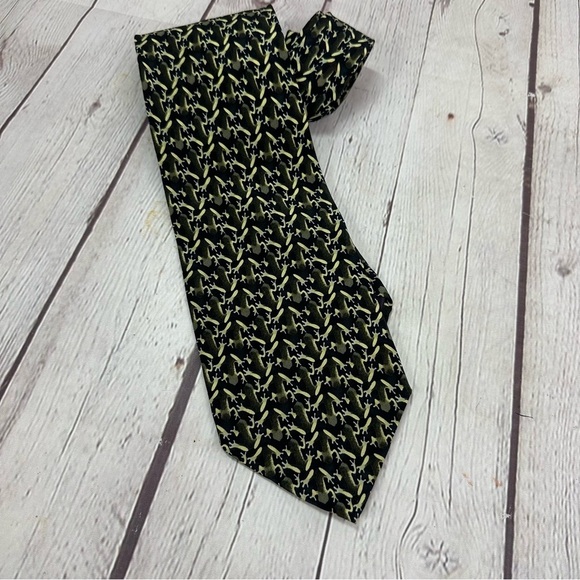 golden mantella the nature conservancy preservation collection silk Tie frogs - Picture 1 of 4